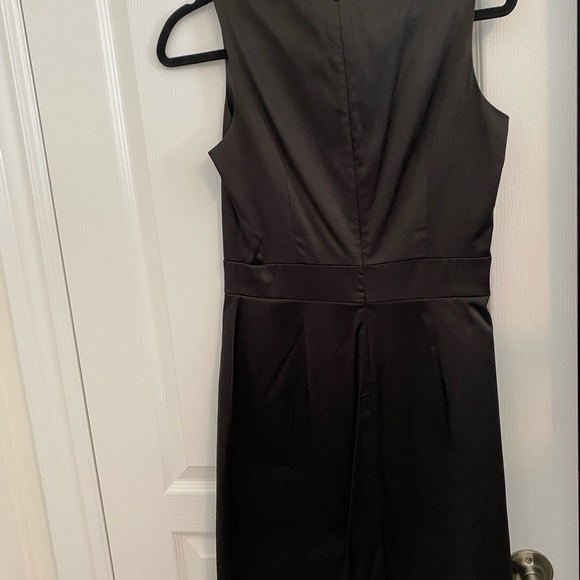 Mexx Black Satin High Collar Dress. Super Versatile! Worn once! Like New! - Picture 4 of 11